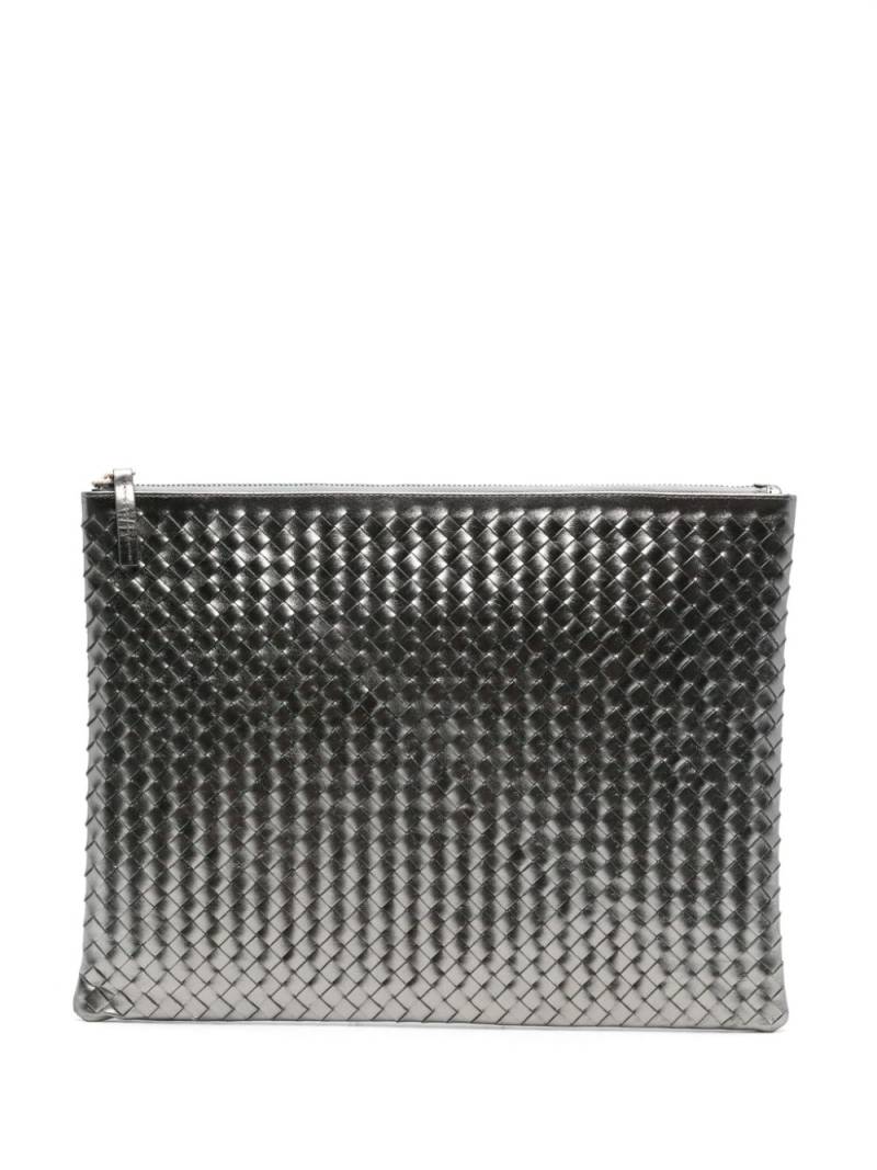 DRAGON DIFFUSION A4 clutch bag - Silver von DRAGON DIFFUSION