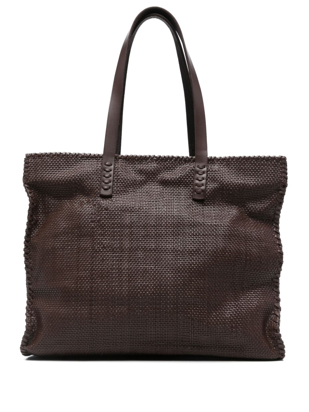 DRAGON DIFFUSION Check tote bag - Brown von DRAGON DIFFUSION