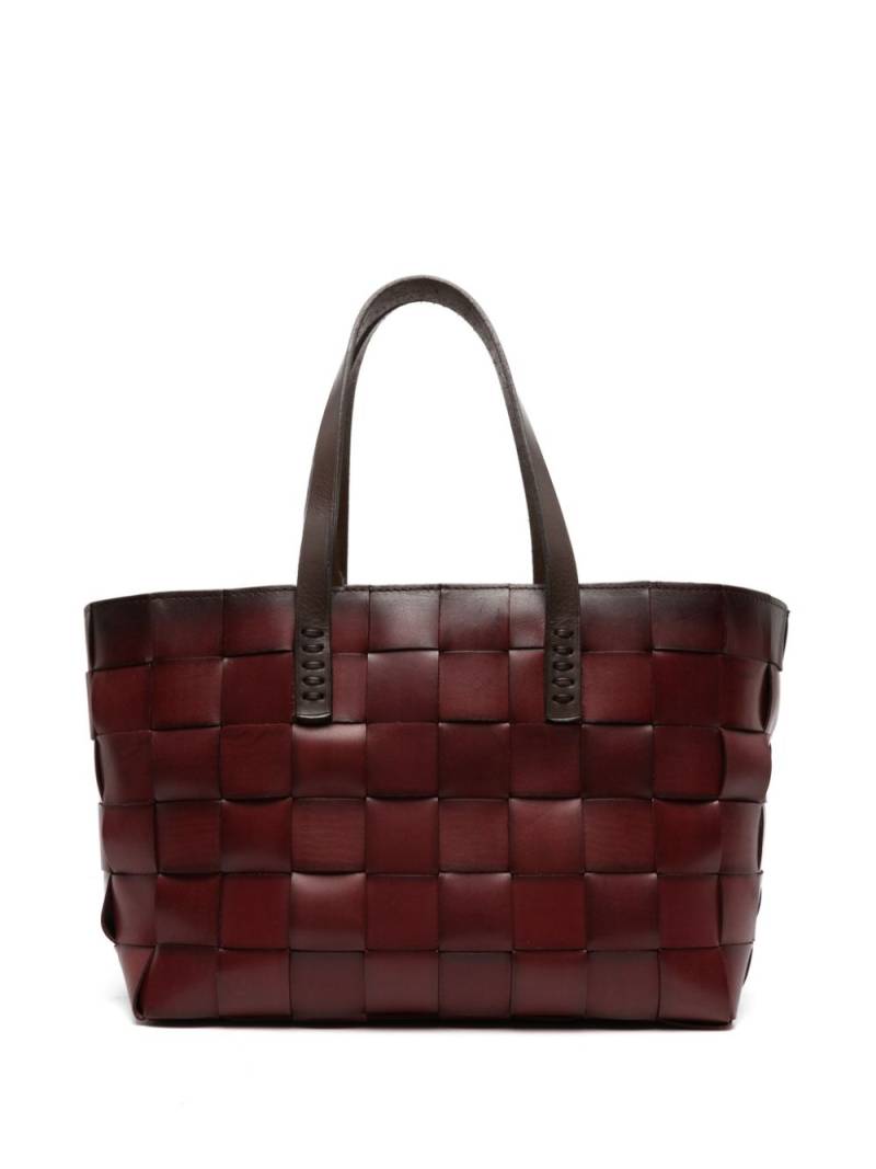 DRAGON DIFFUSION Japan leather tote bag - Red von DRAGON DIFFUSION