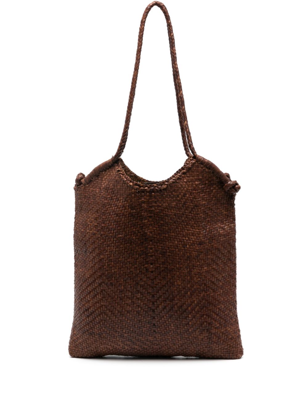 DRAGON DIFFUSION Minga leather tote bag - Brown von DRAGON DIFFUSION