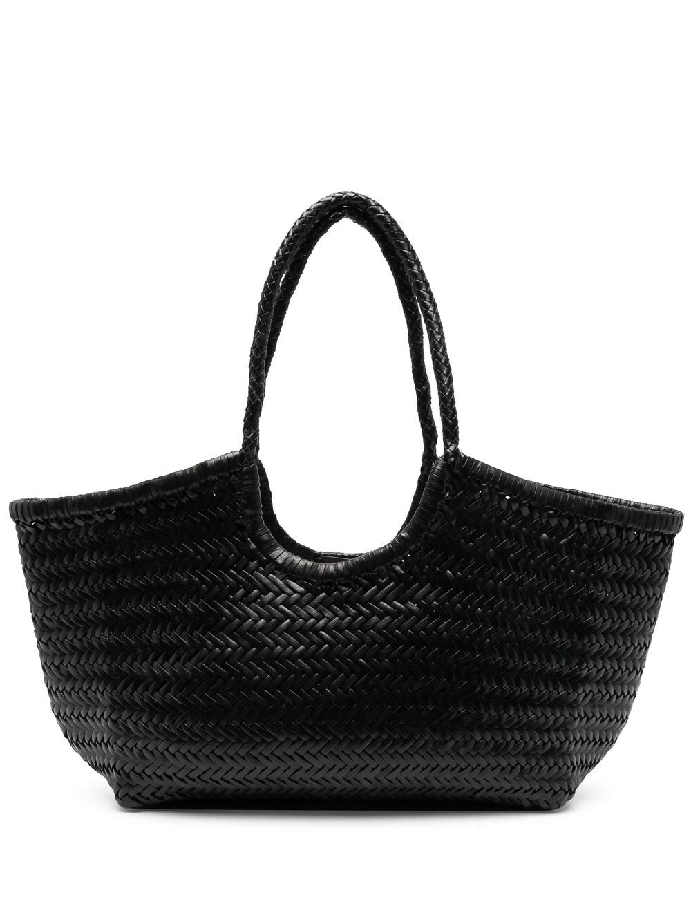 DRAGON DIFFUSION Nantucket interwoven leather tote bag - Black von DRAGON DIFFUSION