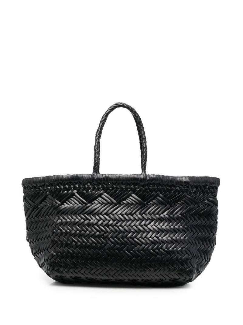 DRAGON DIFFUSION Triple Jump woven leather tote bag - Black von DRAGON DIFFUSION