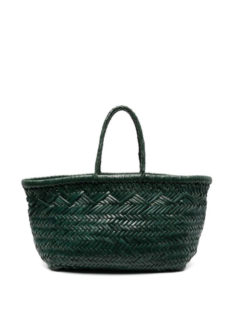 DRAGON DIFFUSION Triple Jump woven leather tote bag - Green von DRAGON DIFFUSION