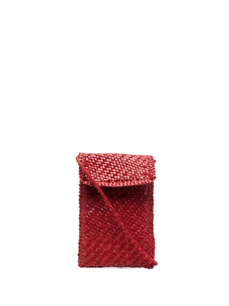 DRAGON DIFFUSION interwoven-design phone-case bag - Red von DRAGON DIFFUSION