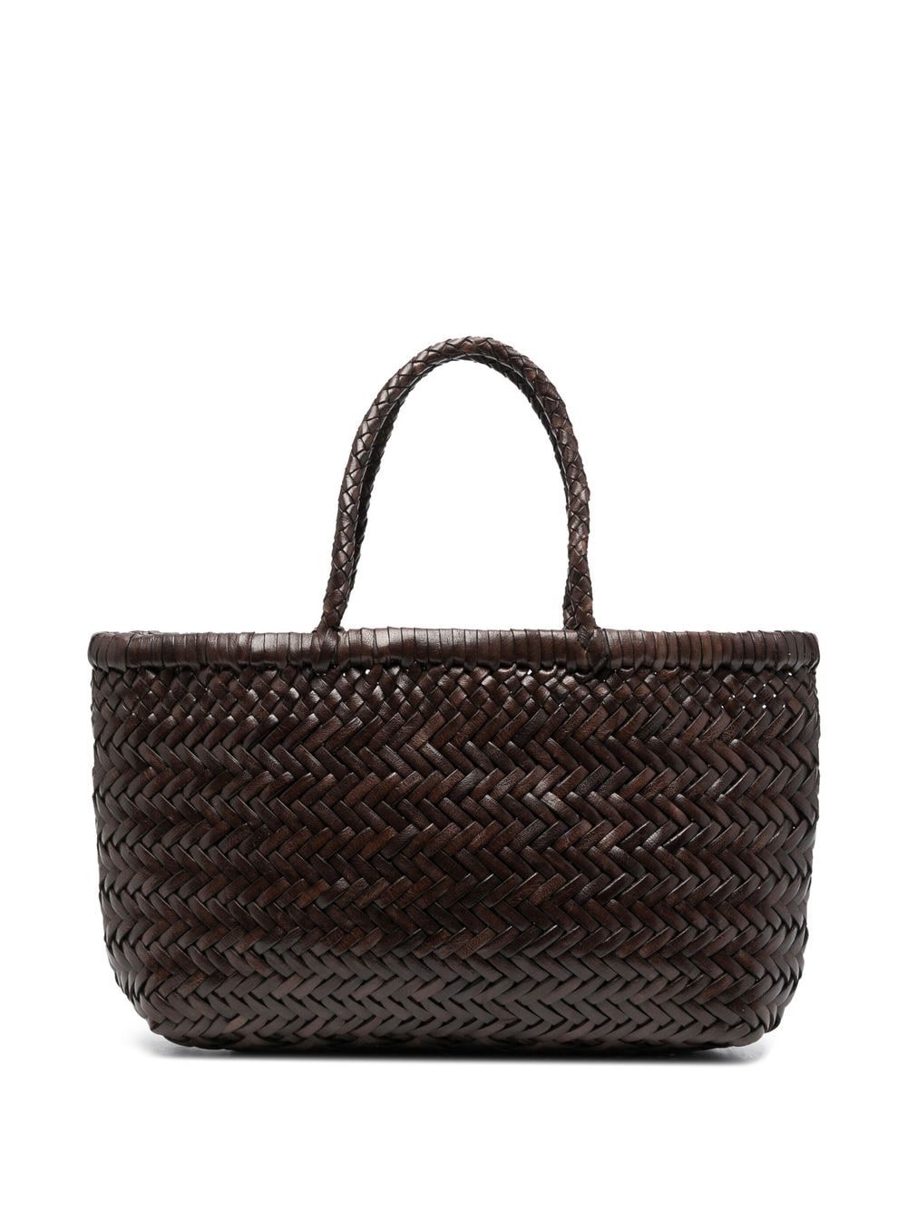 DRAGON DIFFUSION interwoven leather tote bag - Brown von DRAGON DIFFUSION