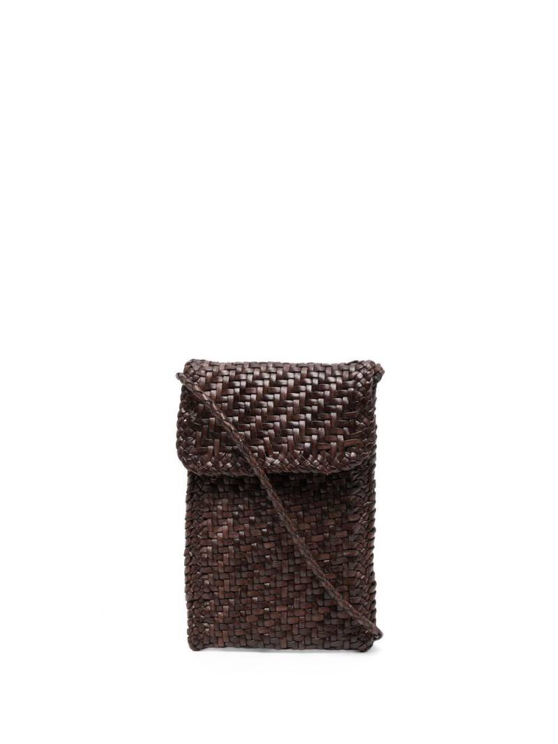 DRAGON DIFFUSION leather cross-body bag - Brown von DRAGON DIFFUSION