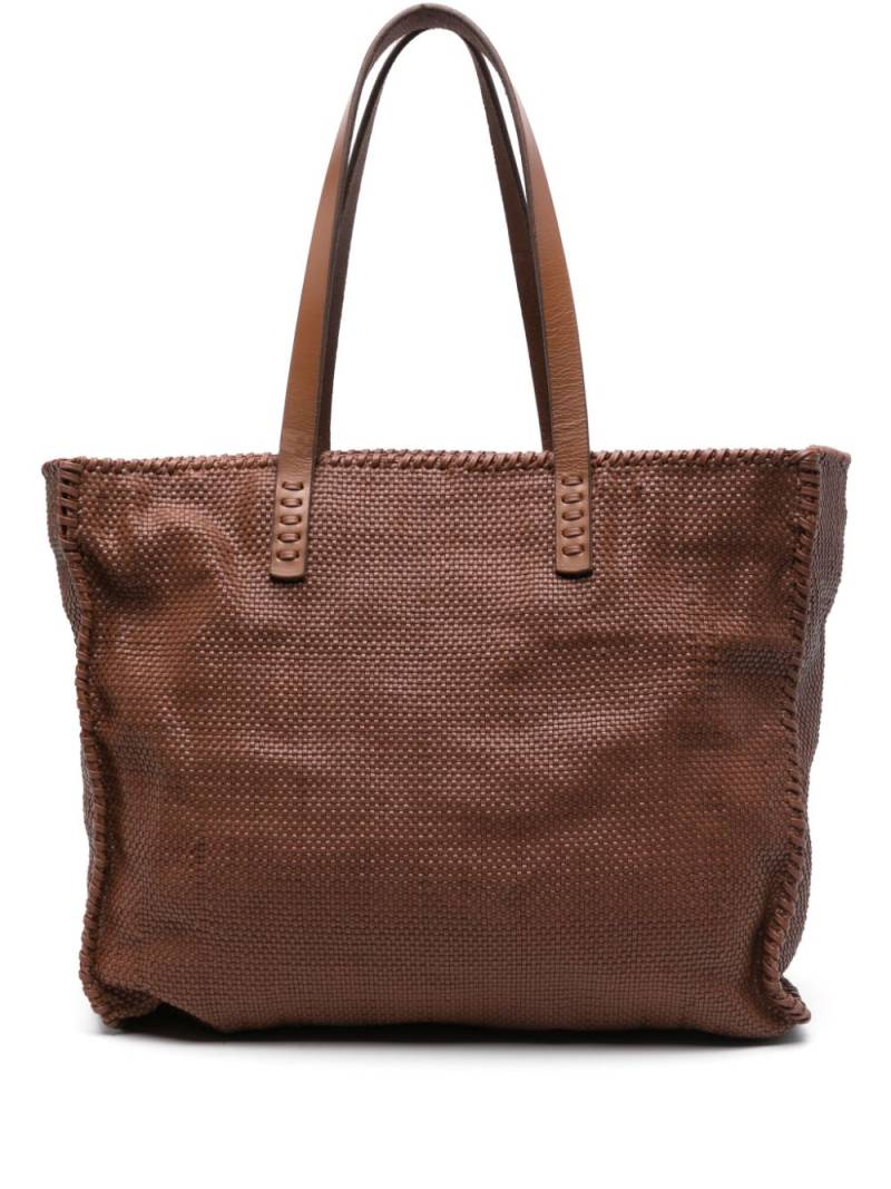 DRAGON DIFFUSION leather tote bag - Brown von DRAGON DIFFUSION