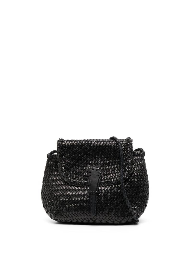 DRAGON DIFFUSION mini City woven crossbody bag - Black von DRAGON DIFFUSION