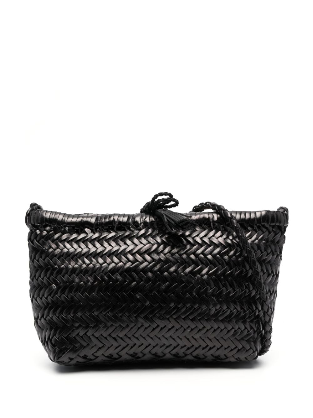 DRAGON DIFFUSION small Grace leather basket bag - Black von DRAGON DIFFUSION