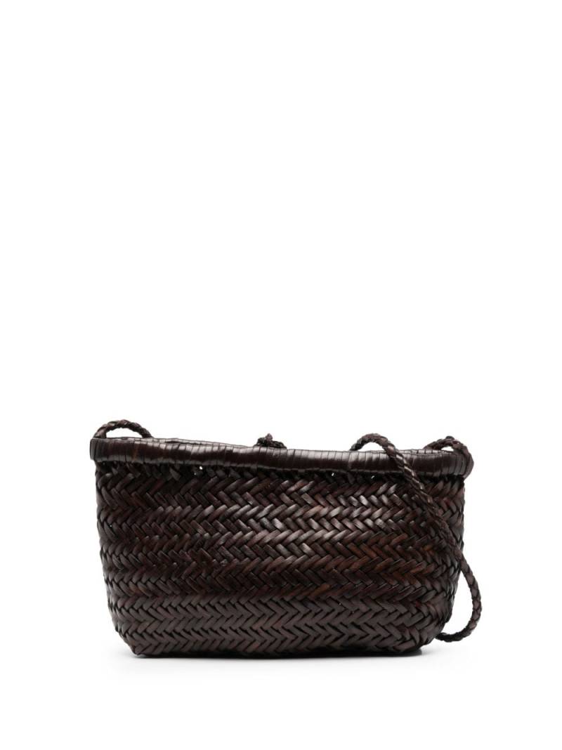 DRAGON DIFFUSION small Grace leather basket bag - Brown von DRAGON DIFFUSION