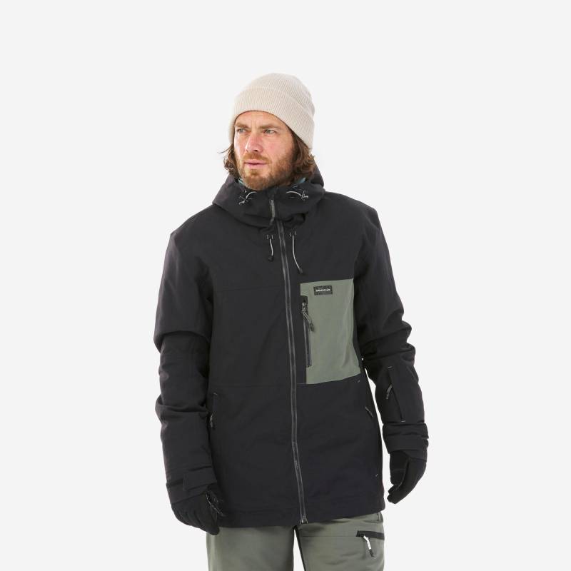 Snowboardjacke Ziprotec Kompatibel - Snb 500 Herren Staub S von DREAMSCAPE