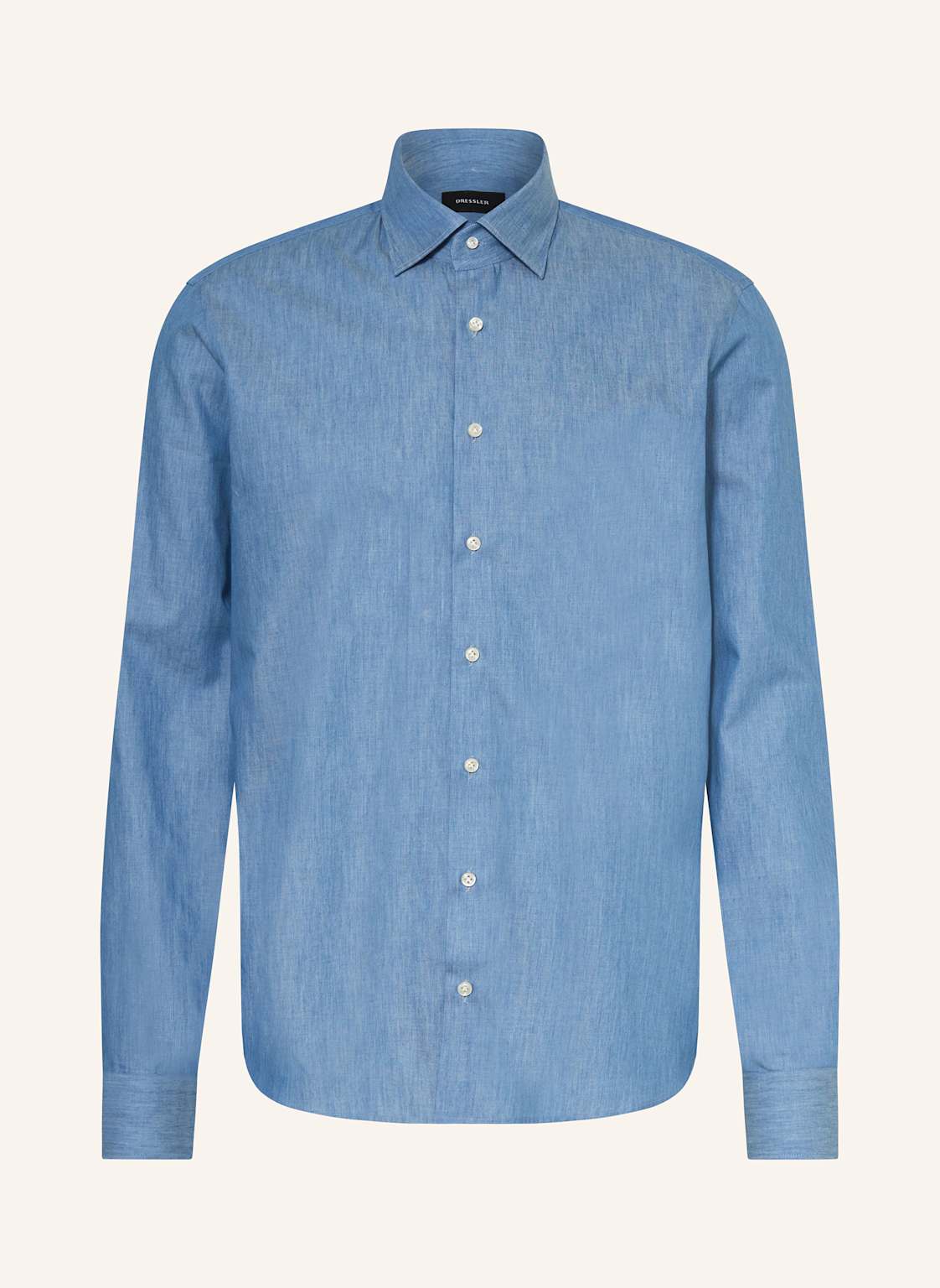 Dressler Hemd Venice Shaped Fit In Jeansoptik blau Dressler Hemd Venice Shaped Fit In Jeansoptik blau von DRESSLER