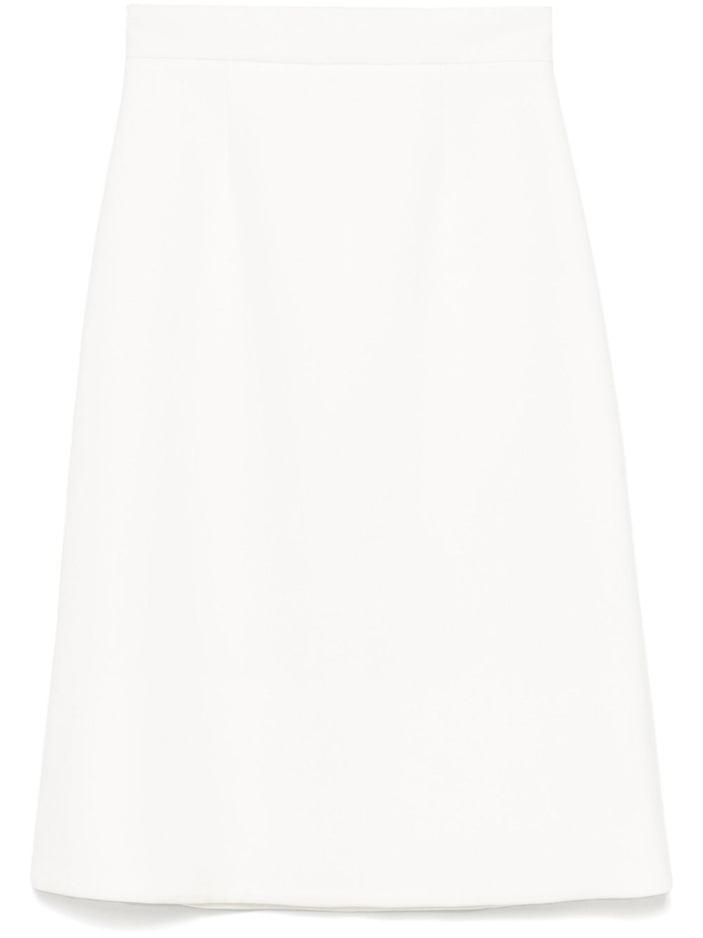 DRHOPE A-line midi skirt - White von DRHOPE