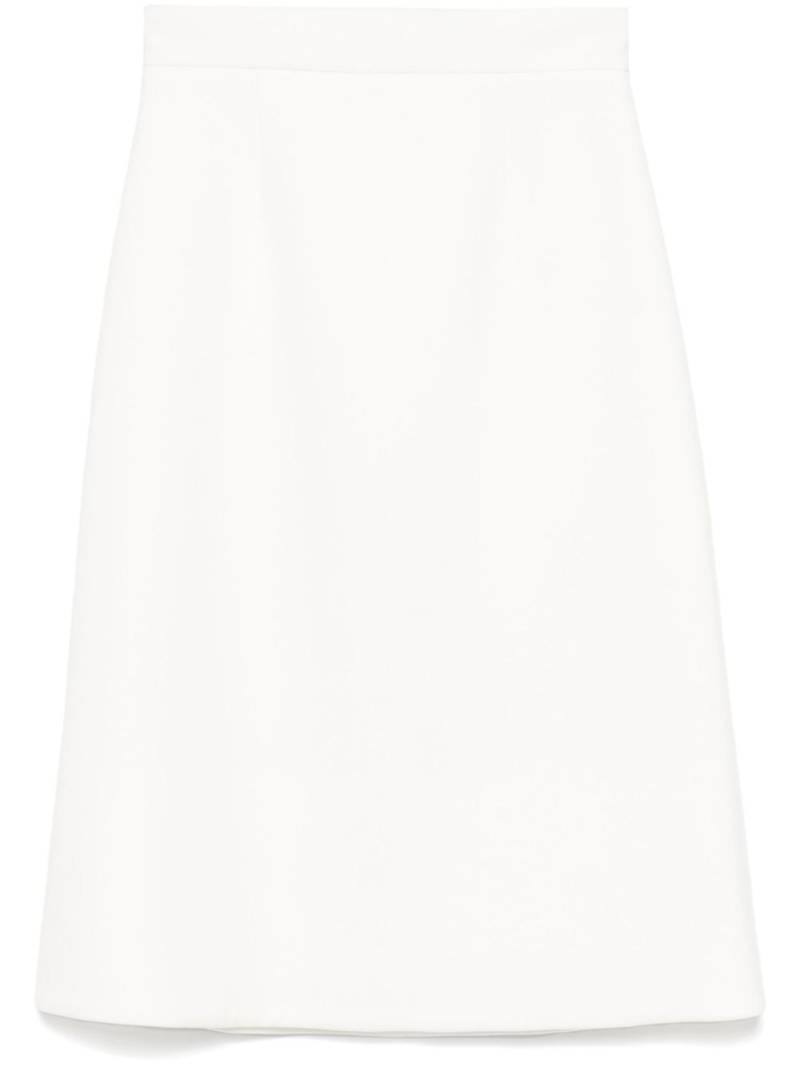 DRHOPE A-line midi skirt - White von DRHOPE