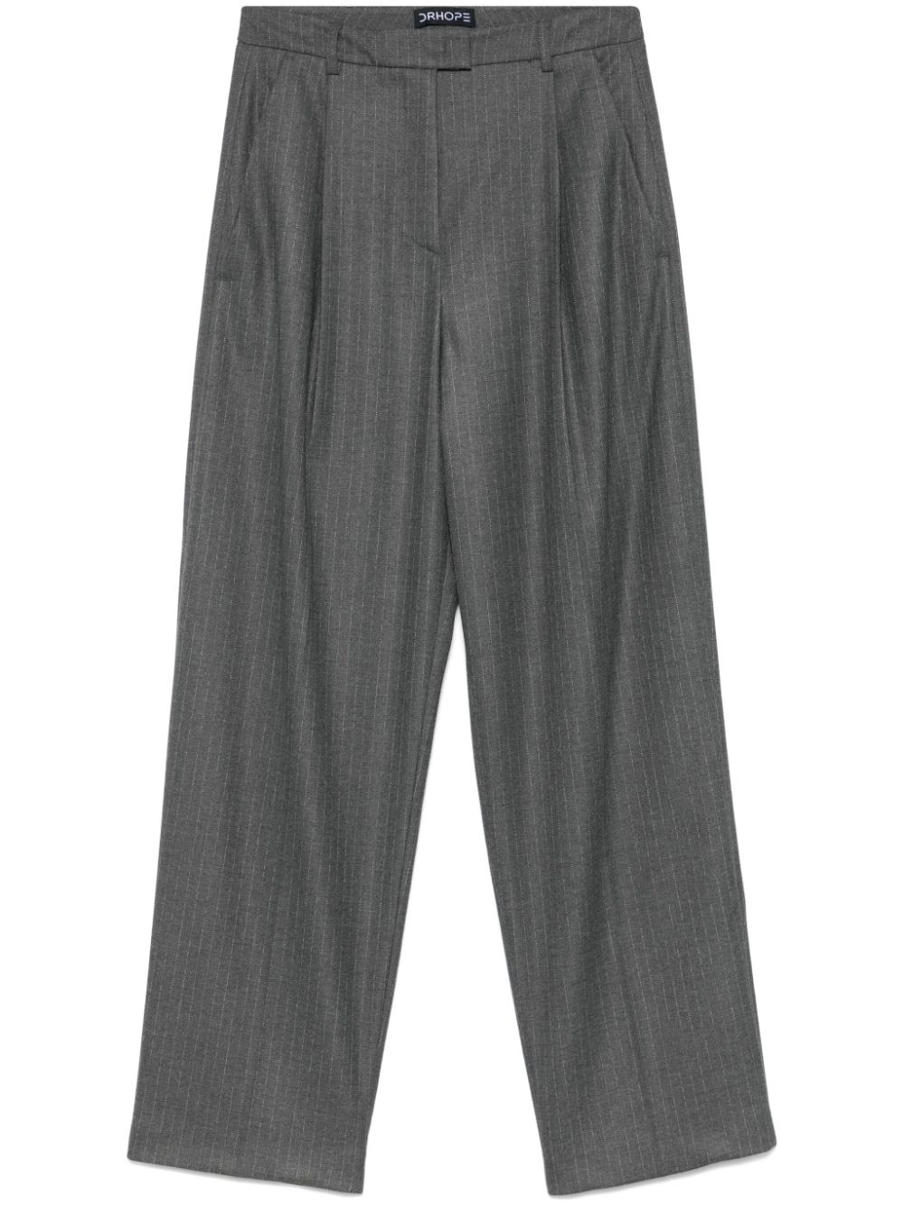 DRHOPE pinstripe trousers - Grey von DRHOPE