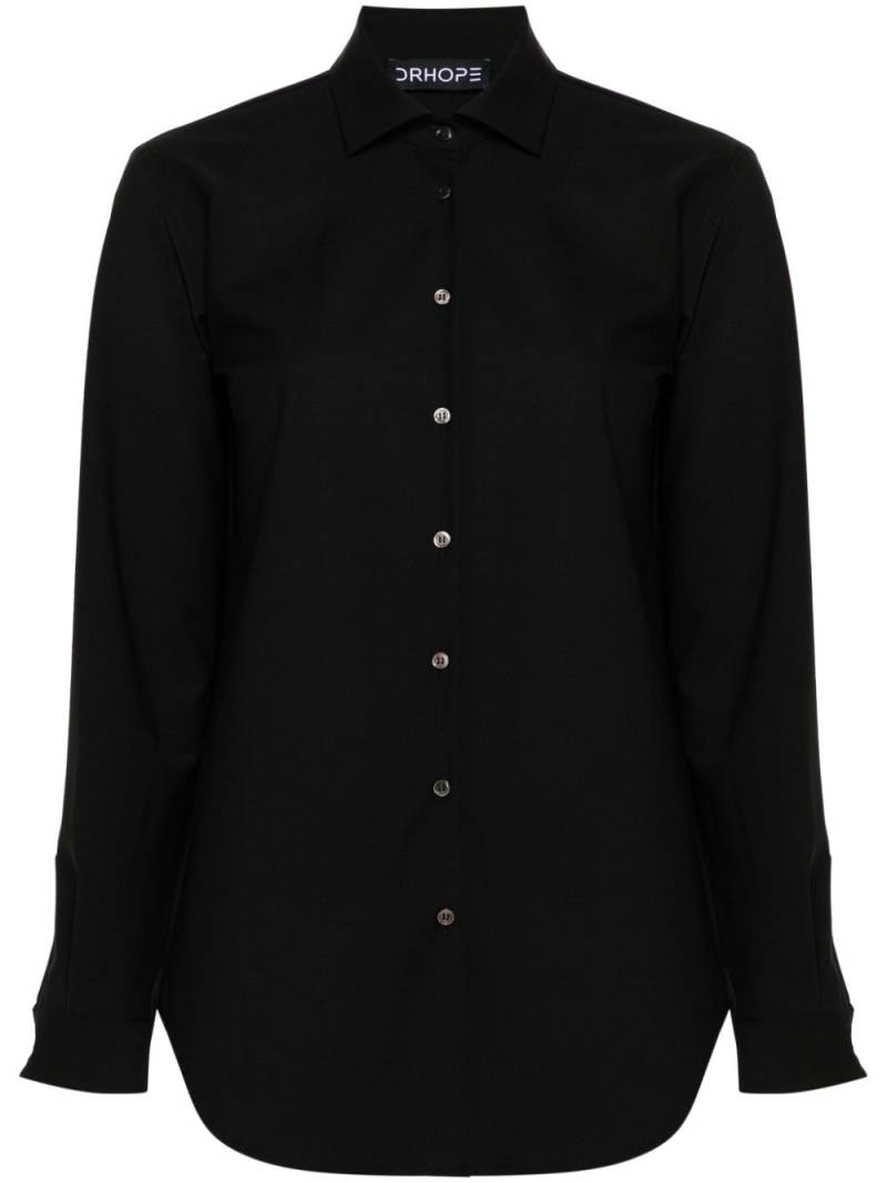 DRHOPE plain shirt - Black von DRHOPE