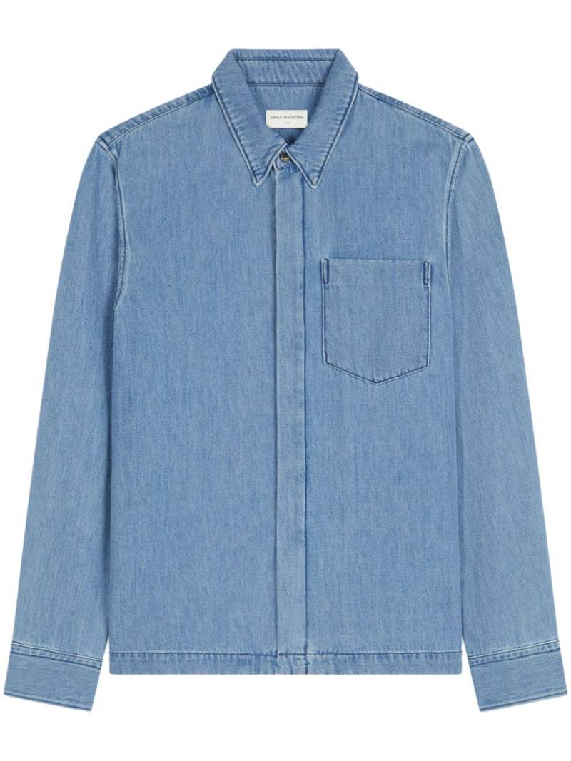 DRIES VAN NOTEN Denim Shirt - Blue von DRIES VAN NOTEN