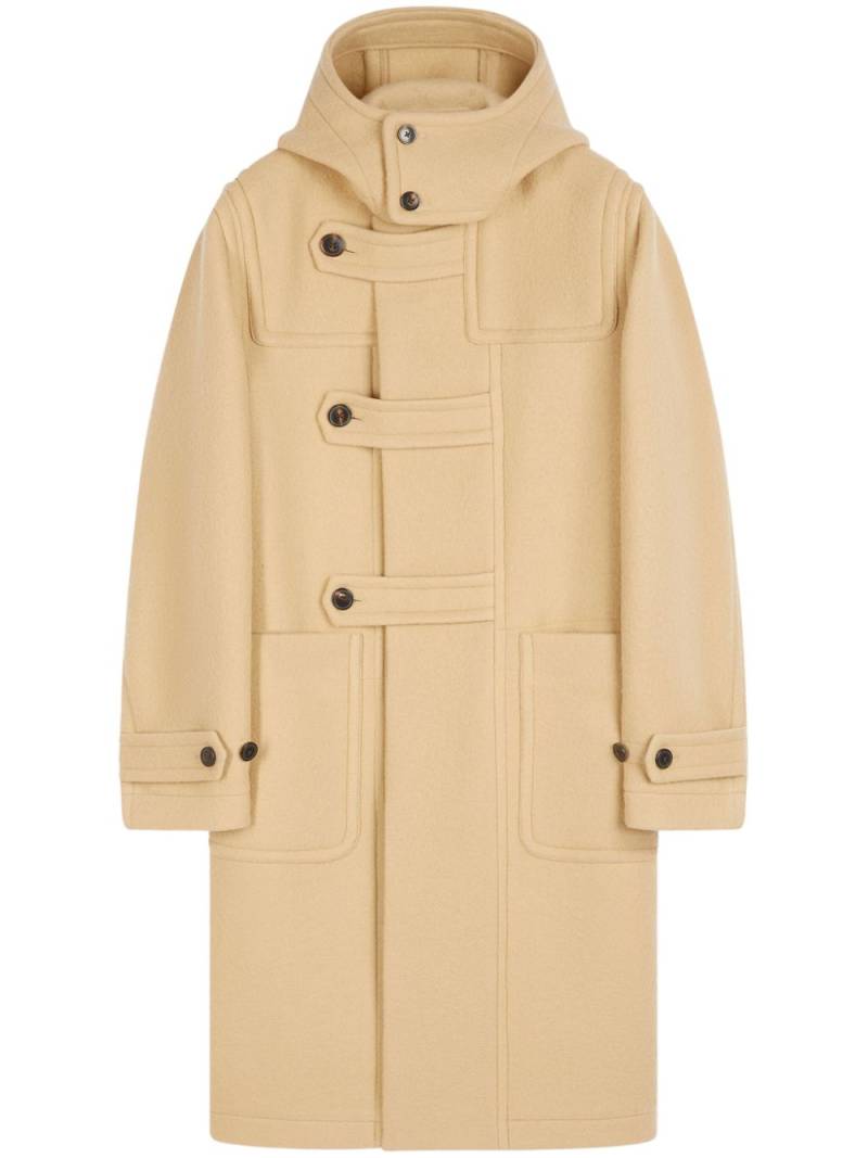 DRIES VAN NOTEN Mid-Length Duffle Coat - Neutrals von DRIES VAN NOTEN