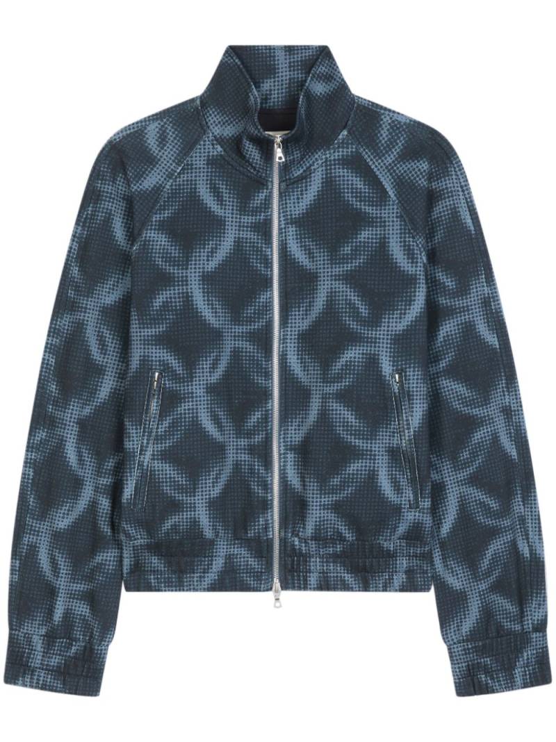 DRIES VAN NOTEN Pixel Chain jacket - Blue von DRIES VAN NOTEN