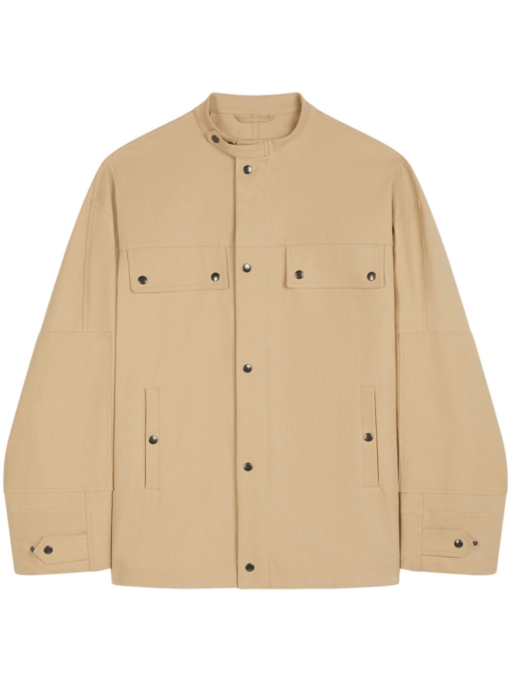 DRIES VAN NOTEN cotton shirt jacket - Neutrals von DRIES VAN NOTEN