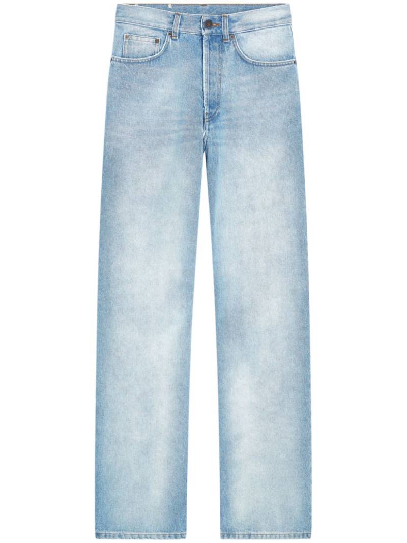 DRIES VAN NOTEN cotton straight jeans - Blue von DRIES VAN NOTEN