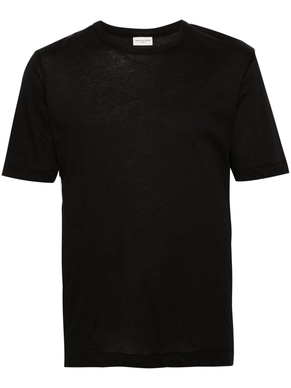 DRIES VAN NOTEN crew-neck cotton T-shirt - Black von DRIES VAN NOTEN