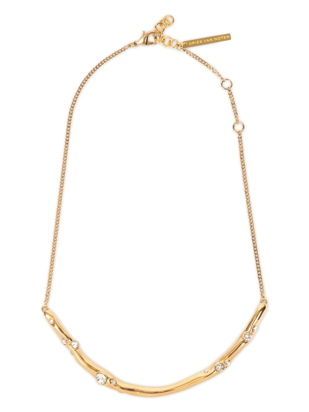 DRIES VAN NOTEN crystal-embellished necklace - Gold von DRIES VAN NOTEN