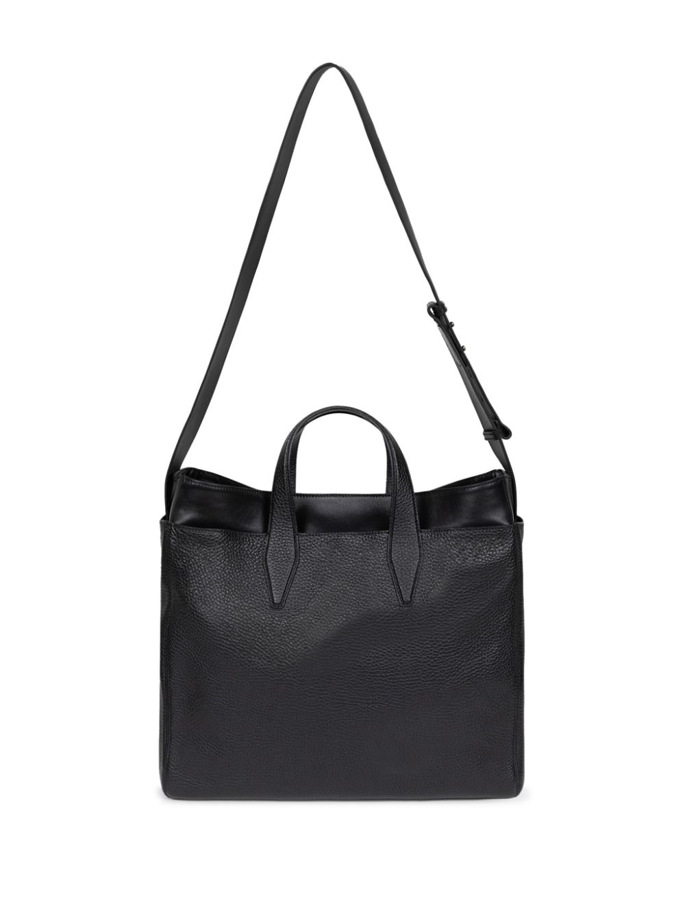 DRIES VAN NOTEN double-layered leather bag - Black von DRIES VAN NOTEN