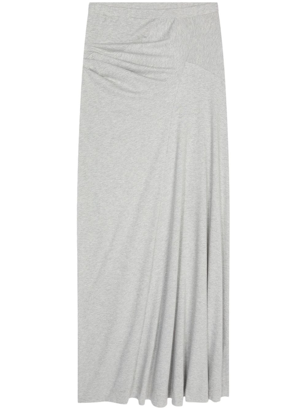 DRIES VAN NOTEN draped cotton skirt - Grey von DRIES VAN NOTEN