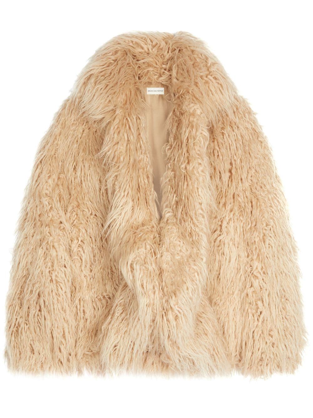 DRIES VAN NOTEN faux-fur jacket - Neutrals von DRIES VAN NOTEN