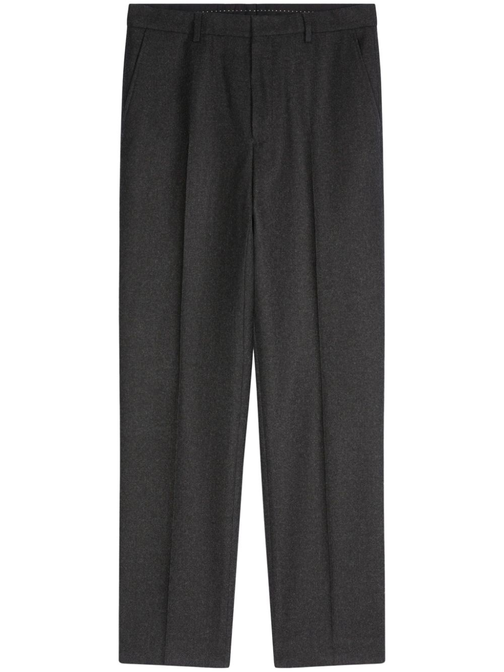 DRIES VAN NOTEN flannel wool trousers - Grey von DRIES VAN NOTEN