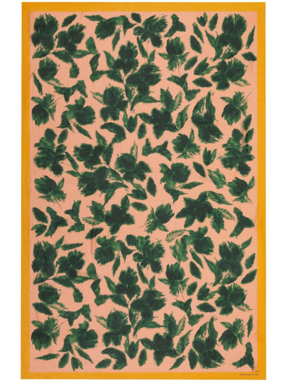 DRIES VAN NOTEN floral-print scarf - Green von DRIES VAN NOTEN