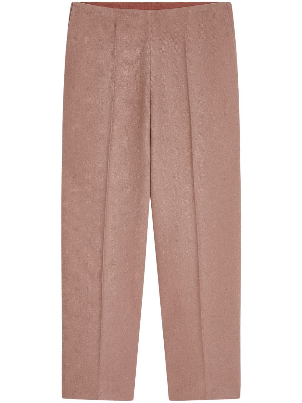 DRIES VAN NOTEN gabardine straight-leg trousers - Pink von DRIES VAN NOTEN