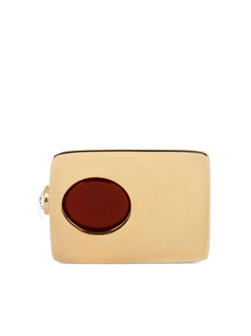 DRIES VAN NOTEN gemstone-embellished signet ring - Gold von DRIES VAN NOTEN