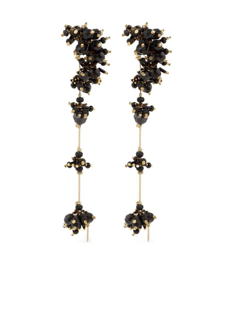 DRIES VAN NOTEN glass drop earrings - Black von DRIES VAN NOTEN