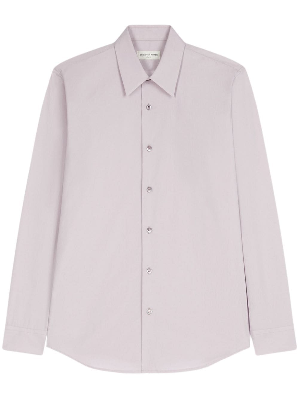 DRIES VAN NOTEN lightweight cotton shirt - Purple von DRIES VAN NOTEN