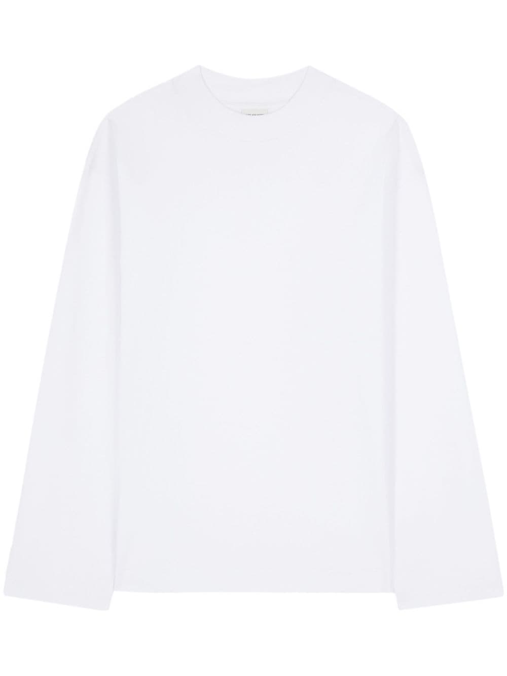 DRIES VAN NOTEN long-sleeve cotton T-shirt - White von DRIES VAN NOTEN