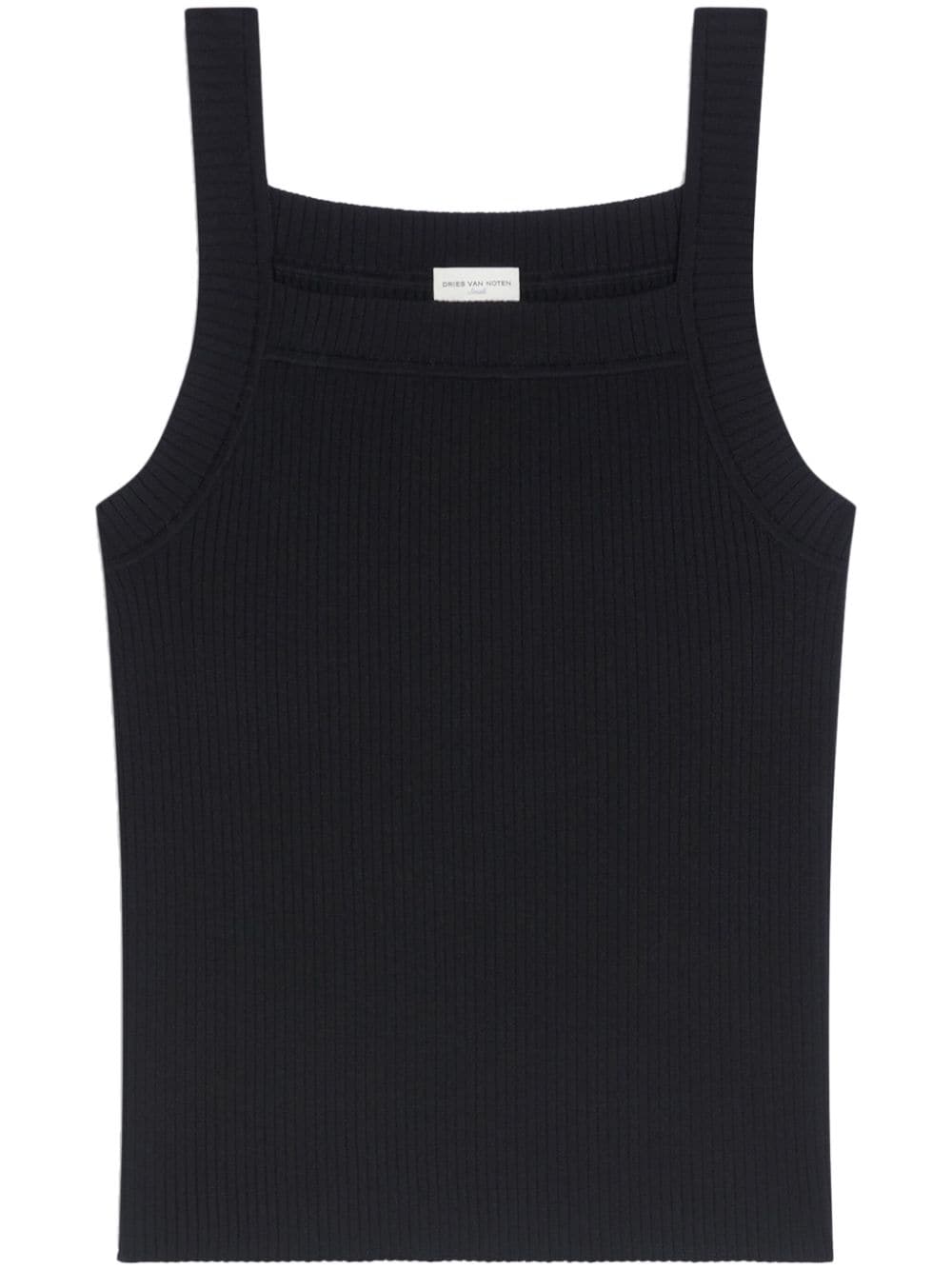 DRIES VAN NOTEN merino-wool tank top - Black von DRIES VAN NOTEN