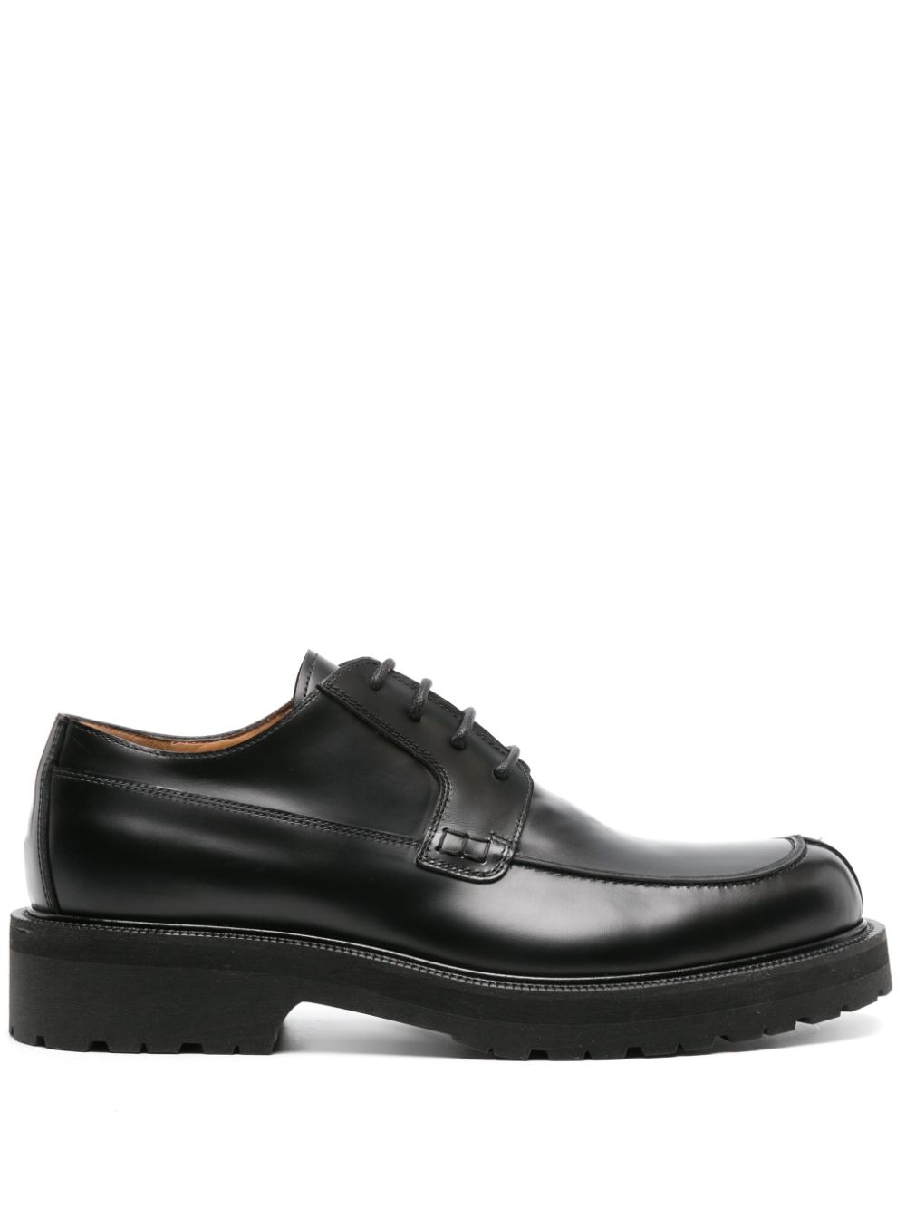 DRIES VAN NOTEN leather derby shoes - Black von DRIES VAN NOTEN