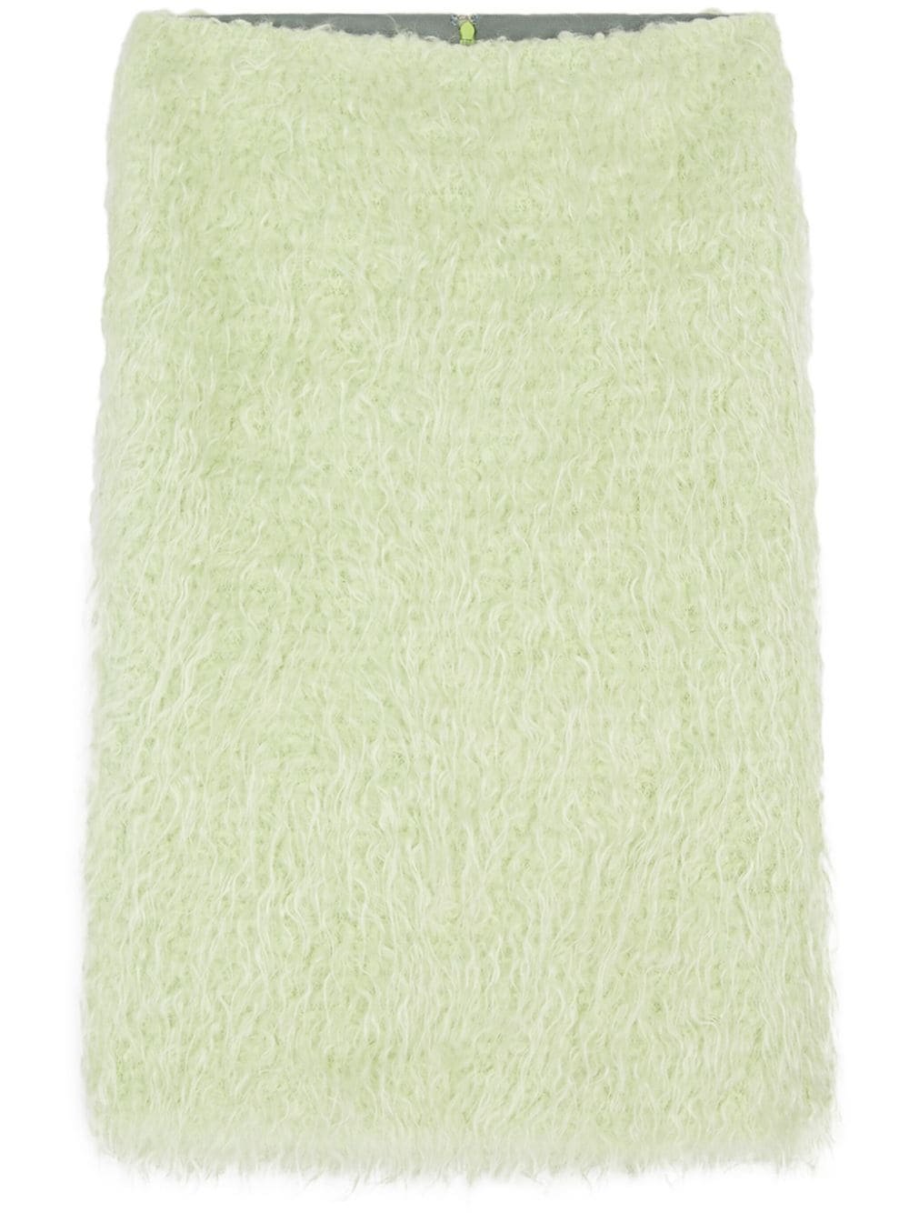 DRIES VAN NOTEN mohair pencil skirt - Green von DRIES VAN NOTEN