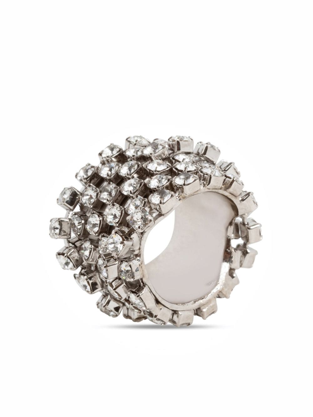 DRIES VAN NOTEN multilayer brass ring - Silver von DRIES VAN NOTEN