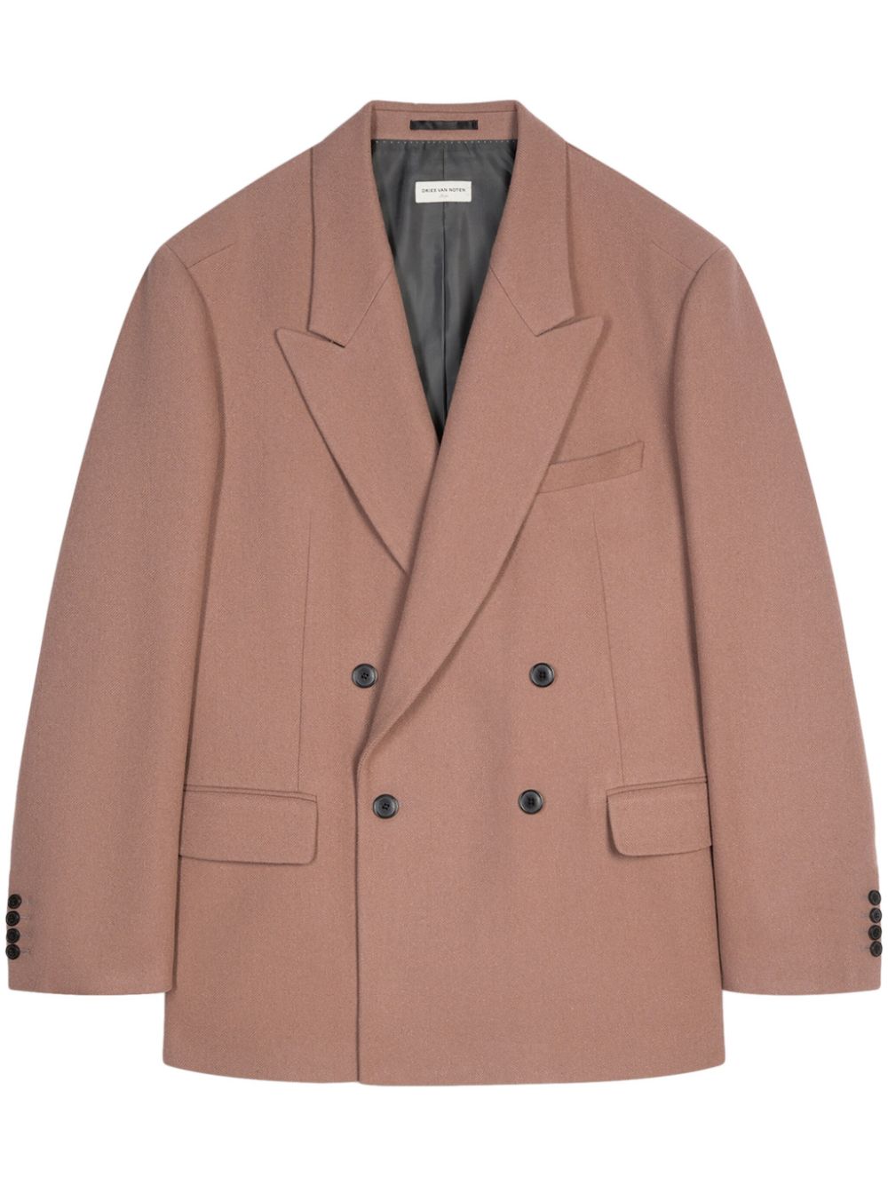 DRIES VAN NOTEN oversized blazer - Pink von DRIES VAN NOTEN