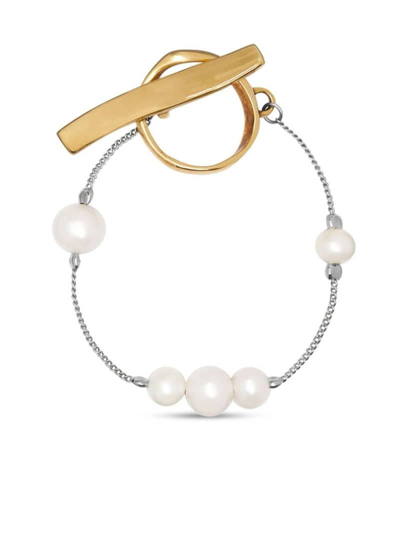 DRIES VAN NOTEN pearl-embellished bracelet - White von DRIES VAN NOTEN