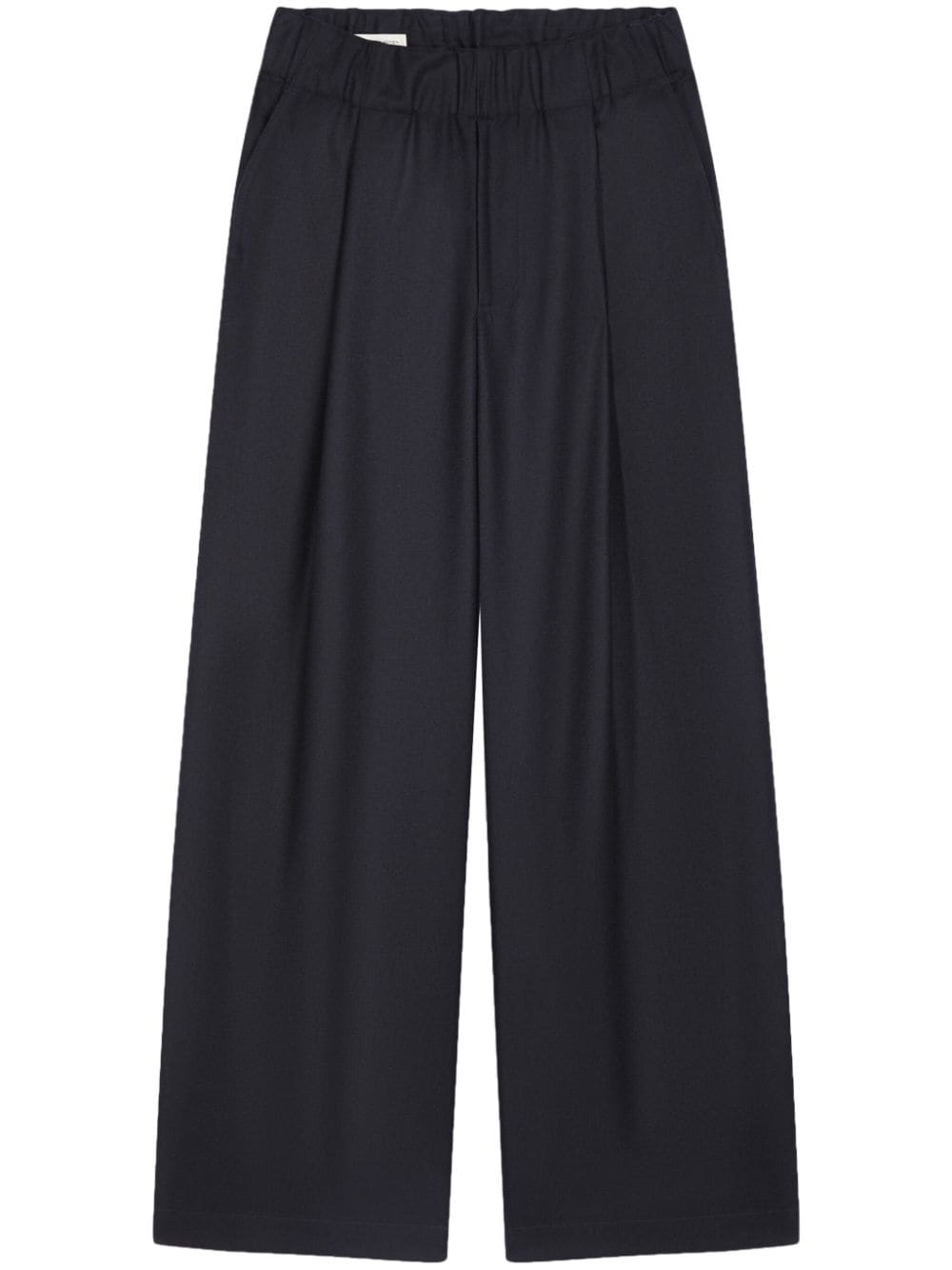 DRIES VAN NOTEN pleat-detailing tailored trousers - Blue von DRIES VAN NOTEN