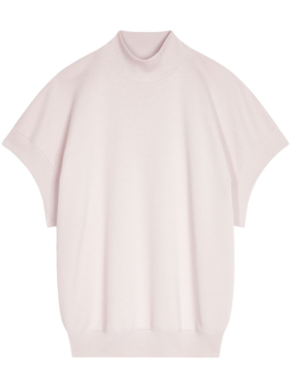 DRIES VAN NOTEN roll-neck cotton T-shirt - Pink von DRIES VAN NOTEN