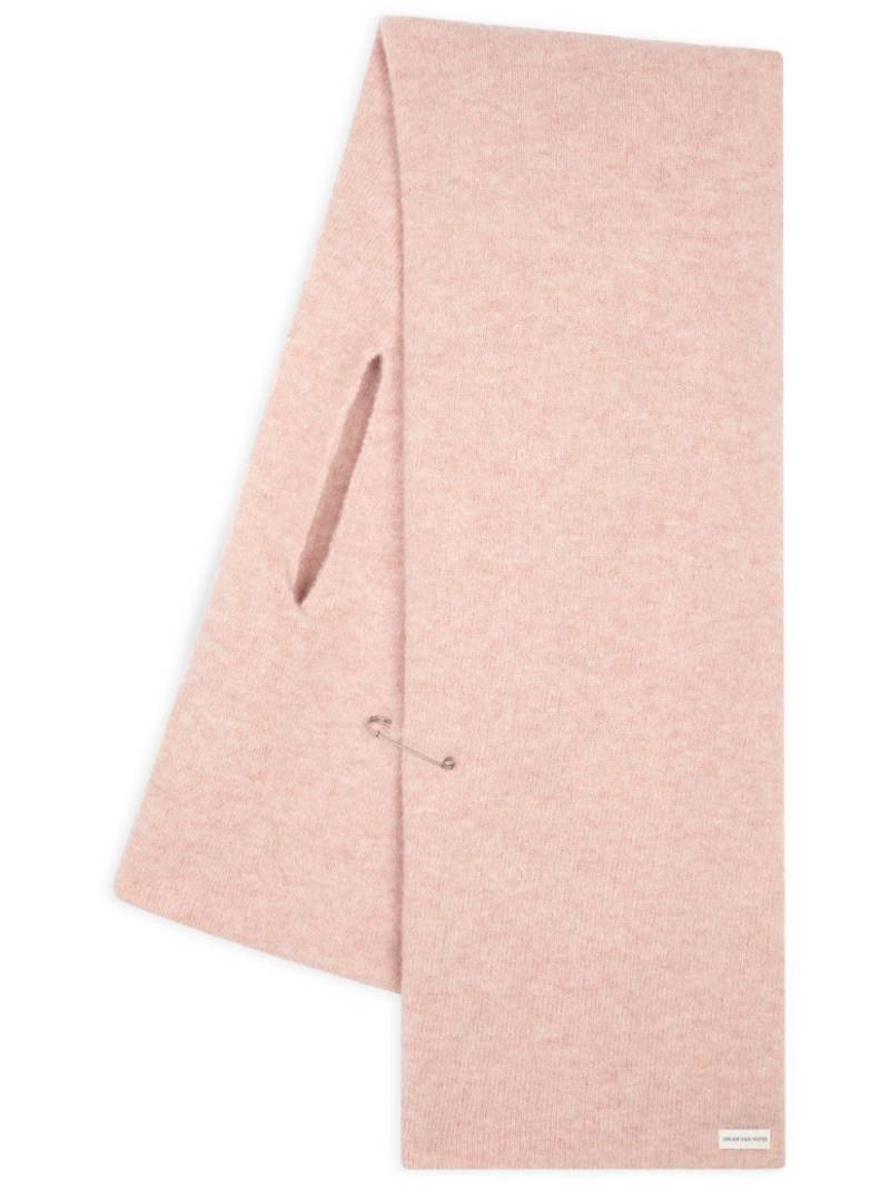 DRIES VAN NOTEN safety-pin wrap scarf - Pink von DRIES VAN NOTEN