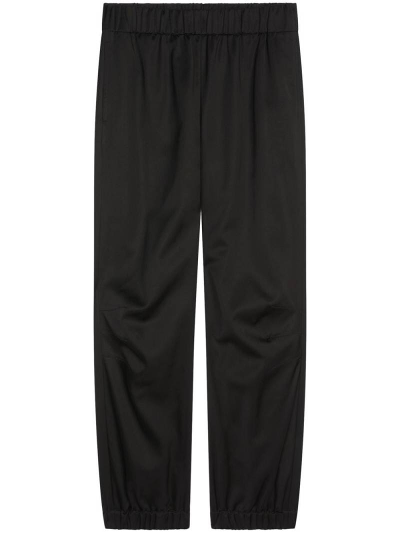 DRIES VAN NOTEN tapered-leg wool trousers - Black von DRIES VAN NOTEN