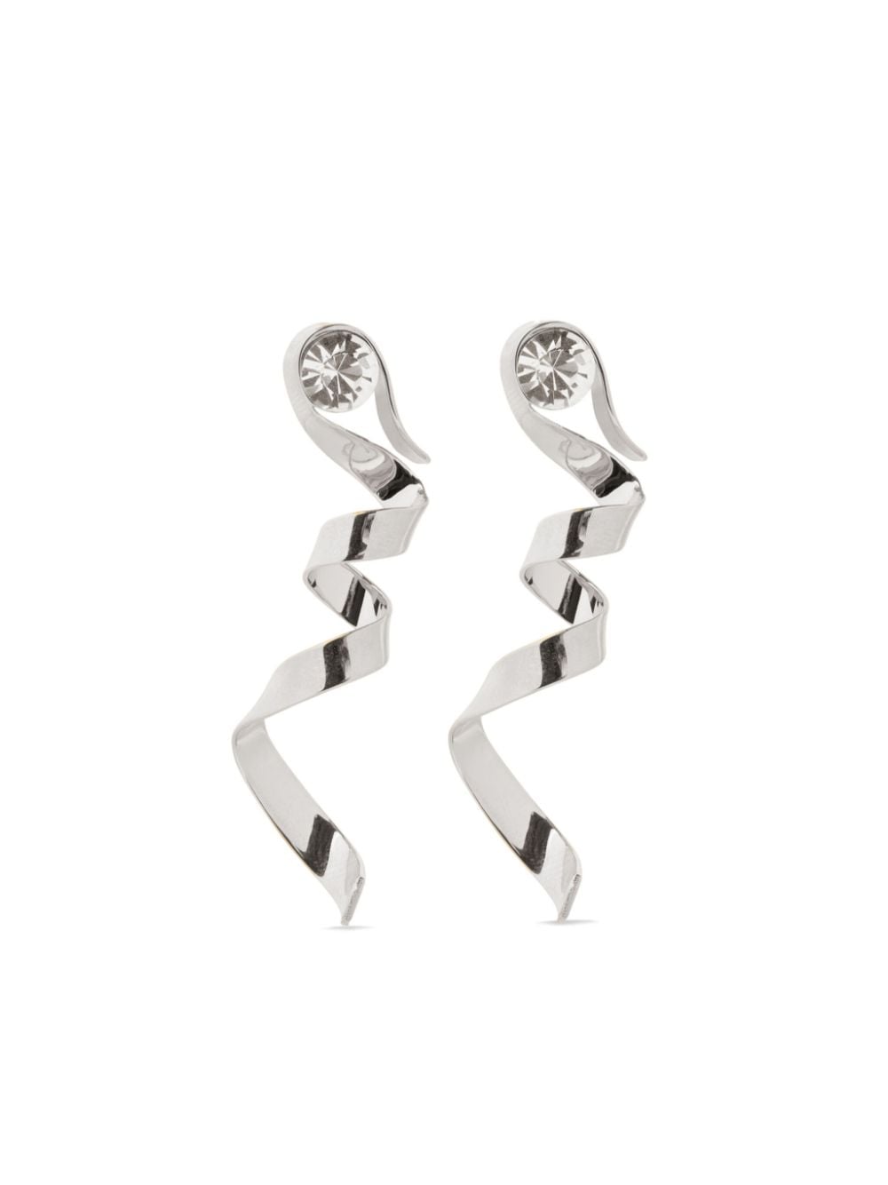 DRIES VAN NOTEN wave stud earrings - Silver von DRIES VAN NOTEN