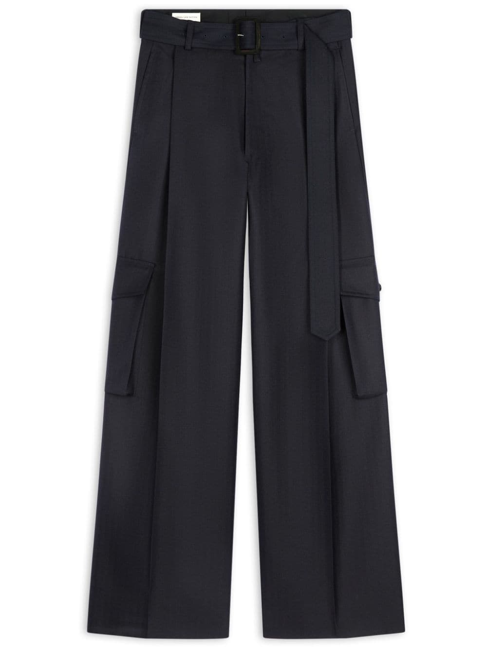 DRIES VAN NOTEN wool cargo trousers - Blue von DRIES VAN NOTEN