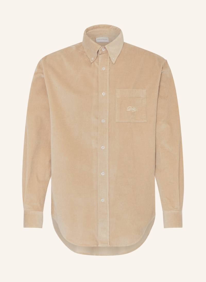 Drôle De Monsieur Cordhemd Comfort Fit beige von DRÔLE DE MONSIEUR